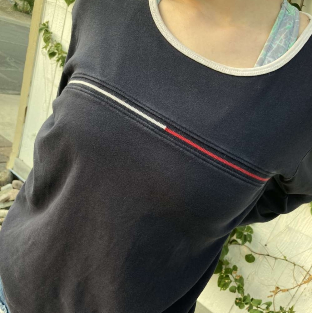 Navy blue tommy hilfiger long sleeve